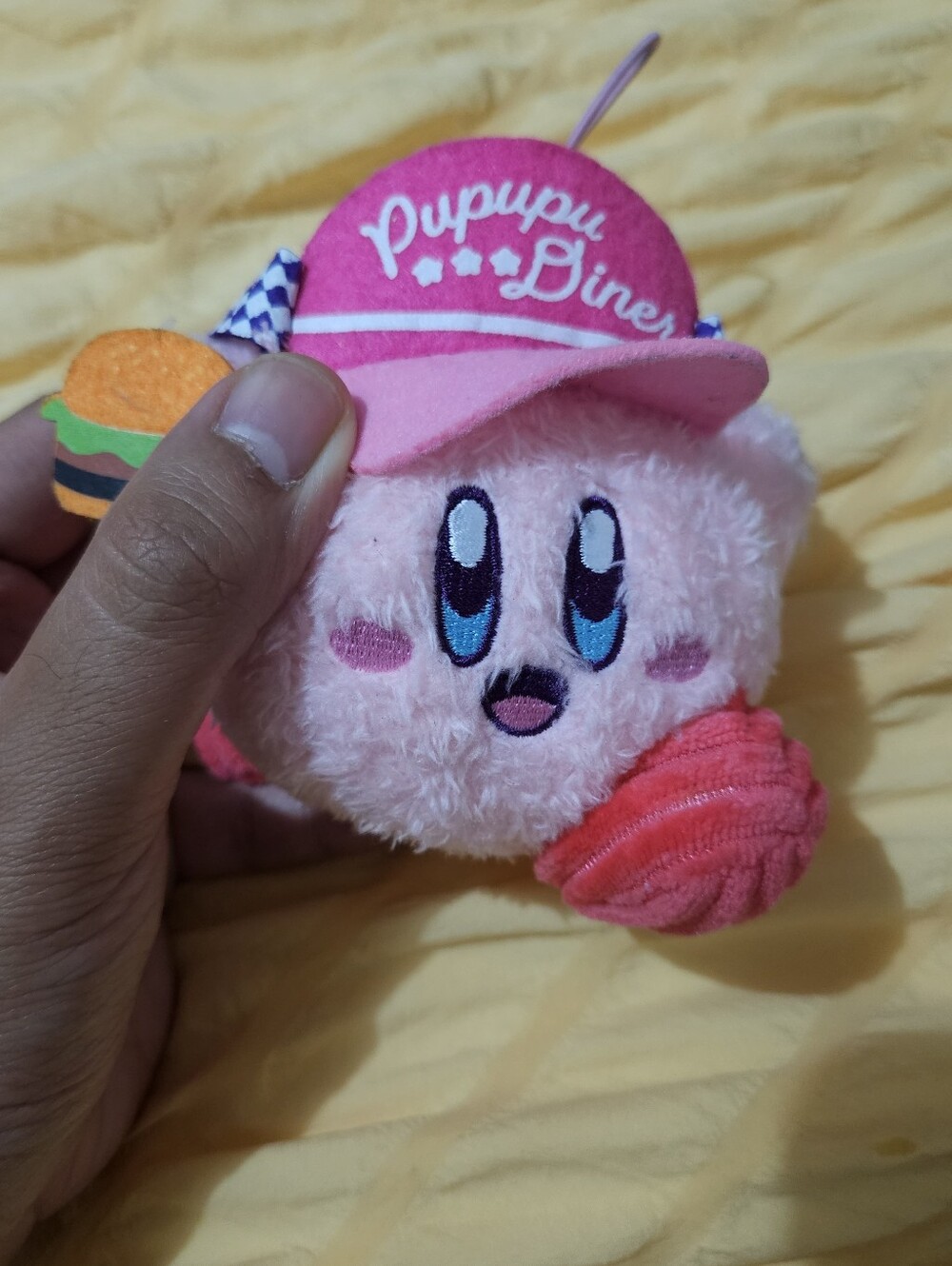 Kirby PUPUPU Diner Mascot Hamburger 11cm Plush